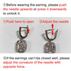 Green/Blue Cubic Zirconia Hoop Earrings for Women Temperament Elegant Bridal Wedding Party Earrings Jewelry - Image 6