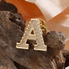 2PCS Metal Initial A To Z 26 Letters Pin Suit Shirt Collar Lapel Brooch Pin Badge Jewelry For Men Women Accessories - Image 20