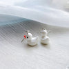 Cute Simple Funny Small Drop Earrings For Women Girls Children Animal Duck Frog Mushroom Cloud Shape Resin Dangle Jewelry Gift - Image 9