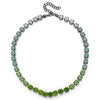 6mm Zirconia Claw Setting Bracelet and Necklace Sets Crystal Colorful Choker Jewelry - Image 9