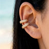 Minimalist Gold Color Round Earrings for Women Earcuff Women No Pierced C Shape Geometric Earclip Ear Bone Clip Punk Jewelry - Image 3