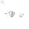 ZS 1 Pair Magnetic Clip-on Earrings Black Blue CZ Crystal Ear Clip Heart Star No-Pierced Stud Earring No Piercing Jewelry 4-8MM - Image 12