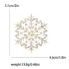 Rhinestone Snowflake Brooch Pin for Christmas and Holiday Outfits - Image 16