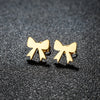 1 Pair Bowknot Christmas Tree Elk Jingle Bell Stud Earring for Women Stainless Steel Earrings Jewelry Xmas Gift - Image 16