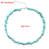 Bohemian Stone Bead Choker Necklace Handmade Irregular Gravel Stone Necklace Ladies Jewelry Collar Party Gift - Image 25