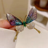 Rinhoo Full Zircon Wings Silver Color Butterfly Brooch For Women Rhinestone Insect Lapel Pins Animal Badge Jewelry - Image 12