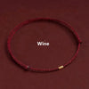 Hand Braided Red Rope Bracelet Copper Lucky Bead Hand Rope Couple Bracelet Simple Buckle Ethnic Female Accessory - Image 21