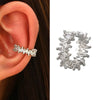 A Girl 1Pcs Horse Eye Zircon Earcuff Clips On Earring for Women Girls No Fake Piercing Cartilage Earrings Ear Ring Without Hole - Image 1