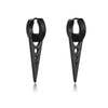1 Pairs Punk Stainless Steel Stud Earrings Black Earrings Set For Men Women Vintage Hip Hop Piercing Ear Jewelry Accessories - Image 19