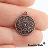 10pcs 20 17mm Antique Tibetan Silver Bronze Copper Plated Charms Pendants Bracelet Necklace Accessories Earring Flowers - Image 9