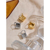 Stainless Steel Metal Square Hollow Cast Hoop Earrings Women Distinctive Stylish Jewelry Korean - Image 6