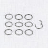 5Pcs/lot Stainless Steel Nose Ring Body Clip Hoop for Women Men Cartilage Piercing Segment Nose Hoop Septum Clicker Lip Ear Ring - Image 13