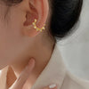 Zircon Double-layer Ear Cuff No Piercing Earring Punk Unique Metal Geometric Ear Clip for Women Jewelry - Image 11