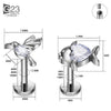Titanium Pierc Fish Bird Ear Stud CZ Pave Cartilage Tragus Earrings Ear Lip Tongue Helix Studs Body Piercing Jewelry - Image 6