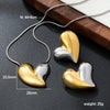 Imitaiton Pearl Heart Pendants Necklace Earring Sets For Women Stainless Steel Chain Necklace Bracelet Set Jewelry - Image 17