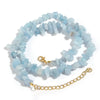 Blue Stone Choker Necklace Irregular Gravel Aquamarines Crystal Quartz Chip Beads Necklace For Women Jewelry - Image 10