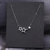 Sliver Color Zircon Star Pendant Necklaces for Women Korean Simple Crystal Stars Clavicle Chain Necklace Jewelry Gift - Image 5