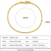 Classic Snake Chain Bracelets for Women Stainless Steel Cuban Chain Bracelet Woman Gifts Jewelry - Image 47