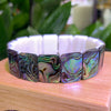 Natural Black and White Shell Abalone Shell Geometric Bracelet Bohemian Retro Beach Ocean Women's Jewelry - Image 6