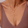 Freshwater Pearl Tassel Y-shaped Clavicle Necklaces Stainless Steel Jewelry On The Neck Accessories For Women - Image 12