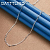 Figaro Chain Necklace and Bracelet Set with Coordinated Lengths - Image 6