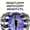 Devil Eye Men Ring 316L Stainless Steel Skull Rings Punk Rock Gothic Domineering Rider Creativity Jewelry Gift - Image 5