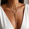 Delicate Shiny Cubic Zirconia Collar Pendant Necklace For Women Sweet Chic Stainless Steel Jewelry Gift - Image 3