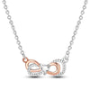 Silver Gold Necklace Sparkling Heart Bow Letter A Charm Bead Pendant Necklace For Women Jewelry Gifts - Image 15
