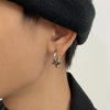 1Pc Vintage Hip Hop Punk Titanium steel No Piercing Earrings For Women Men Star Pendient Ear Earrings Jewelry - Image 1