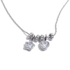 Stainless Steel Zircon Star Heart Drop Charm Necklace Pvd Plated Delicate Attractive Jewelry - Image 7