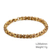Powerful Versatile King Chain Men's Stainless Steel Rock Bracelet Punk Byzantine Chain Wrist Jewelry Gift - Image 11