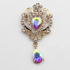 Retro Water Drop Diamond Brooch Detachable Women's Clothing Accessories - Image 11