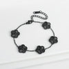 Classic Stainless Steel Bracelet Ladies Adjustable Five Flower Bracelets for Women Party Jewelry Gifts Clover - Image 7