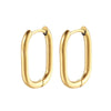 Men's Earrings Geometric Polygonal Stainless Steel Ear Buckle Ring Women Chic Earring Small Hoop Punk Party Ear Jewelry - Image 25
