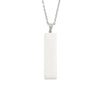 10Pcs Mirror Polished 10x40mm Strip Pendant Necklaces Stainless Steel Cable Chain Necklaces For Women Men - Image 3