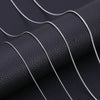 1/2MM Snake Chain Necklace Silver 16-30 Inches Hip Hop Punk Jewelry Charm Party Accessories - Image 5