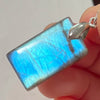Pink Labradorite Pendant Irregular Shape Bead Stone Purple Necklace for Men Women - Image 10