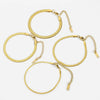 Gold Silver Color Stainless Steel Flat Chain Bracelet For Men Retro Jewelry Accessories Women Wrap Bangle - Image 15