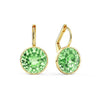 Bella Drop Earring for Women Christmas Birthday Austrian Crystals Round Cut Dangle Silver Gold Color Pierced Jewelry - Image 29