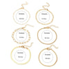 Five-Piece Resin Bead Bracelet Set with Round Charms and Elastic Bands - Image 49