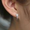 Star Hoop Earrings with Dazzling CZ Simple Stylish Ear Accessories for Women Silver Color Jewelry - Image 12