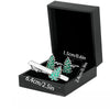 Christmas Snowflake Christmas Tree Tie Clip Without Box Fun Enamel French Cufflinks Shirt and Suit with Merry Christmas Brooch - Image 3