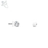 ZS 1 Piece Magnetic Clip-on Earrings Star Heart Shape CZ Crystal Ear Clip No Piercing Ear Stud No Pierced Earring Jewelry 4-8MM - Image 12