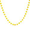 1pc Stainless Steel Necklace Multicolor Round Glass Beaded Chain Necklace For Women Party Club Collar Choker Necklace Jewelry - Image 20