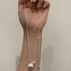 Heart Pendant Choker Necklace with Adjustable Chain - Image 42