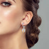 Silver Colorful Oval Gemstone Eardrops Drop Earrings Women Earrings Charm Versatile Party Jewelry Gifts - Image 4