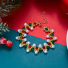 Christmas Multi Elements Pendant Bracelets for Women Colorful Crystal Beads Elk Snowman Snowflake Santa Claus Bracelet Jewelry - Image 10