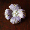 Vintage Baroque Embossed Enamel Flower Brooches Stud Earring Set Pearl Brooch Women Clothing Party Accessories Gift - Image 10