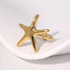 Bohemian Stainless Steel Ring Woman Vintage Jewelry Starfish Heart-Shaped Geometry Adjustable Open Rings Prom Accessories Gift - Image 27