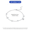 Dainty Silver 2 Layer Cubic Zirconia Anklet Gold Plated Summer Beach Jewelry Gift For Women Daily Birthday Gift - Image 4